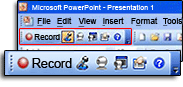 Camtasia Studio PowerPoint Toolbar (graphic)